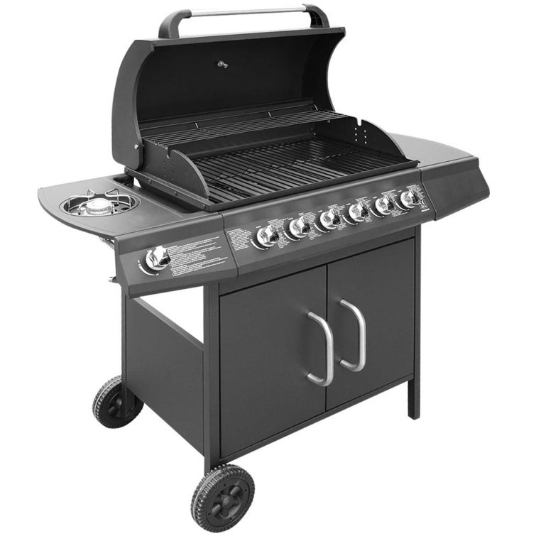 Symple Stuff 63.5cm Cooking Zone Portable Gas Barbecue Wayfair.co.uk